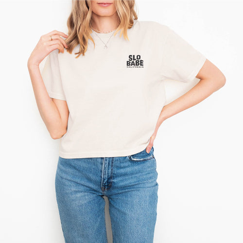 SLO Babe Cropped Shirt
