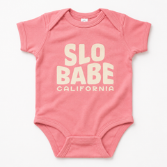 SLO Babe Onesie: Mauve
