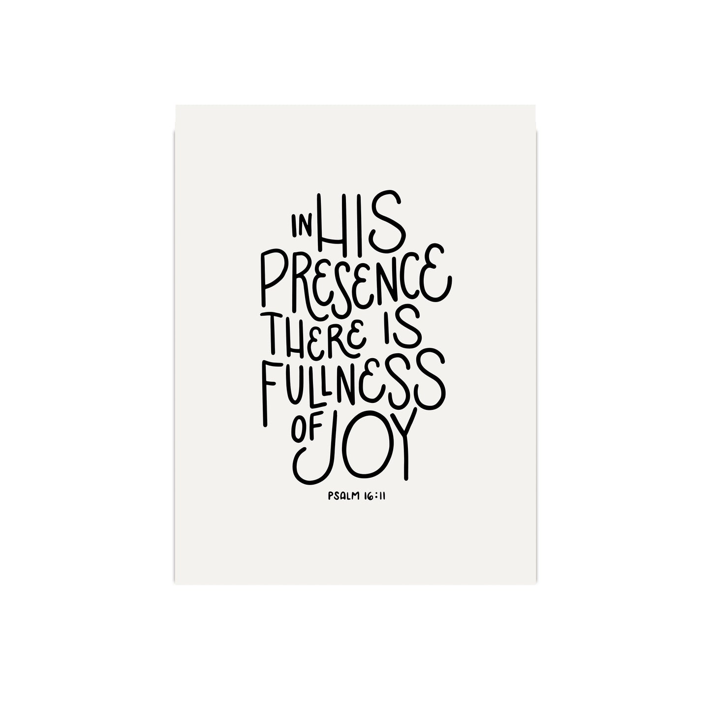 In His Presence
