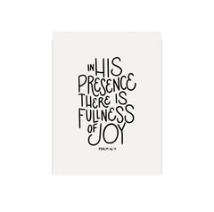 In His Presence