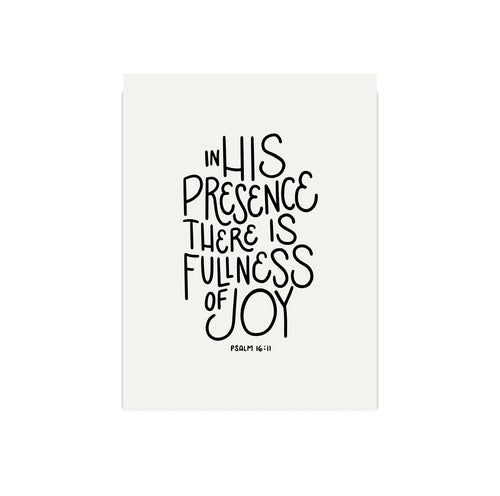 In His Presence