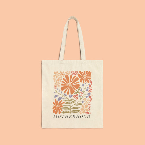 MOTHERHOOD Floral Tote