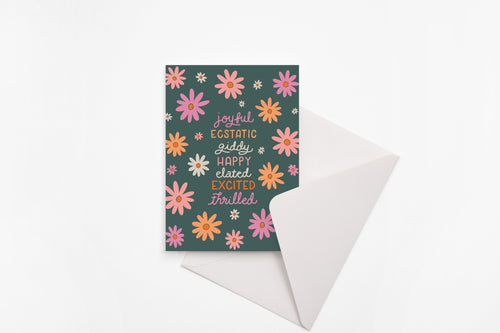 Joyful Ecstatic Card