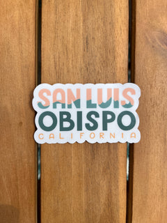 San Luis Obispo Sticker