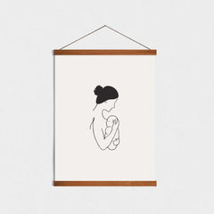 Mom & Babe Print