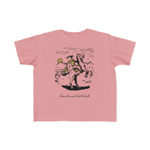 Toddler Tee Cowgirl Desert Illustration Shirt