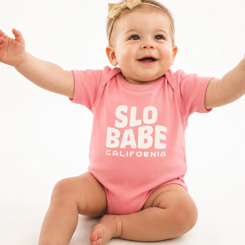 SLO Babe Onesie: Mauve