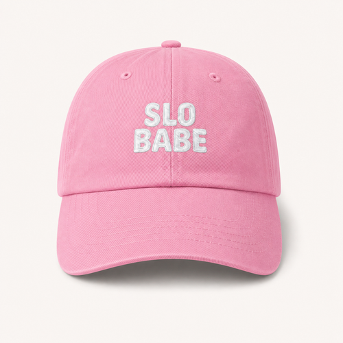 SLO Babe Youth Hat: Classic Light Pink