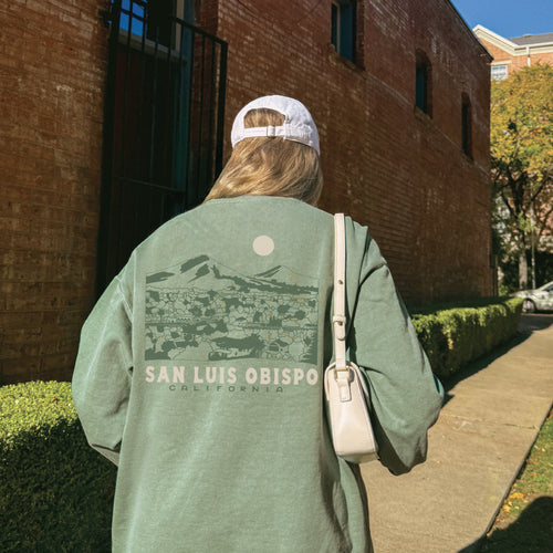 Historic SLO Sweatshirt: Sage