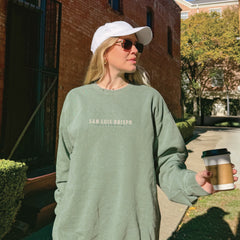 Historic SLO Sweatshirt: Sage