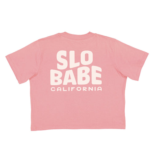 SLO Babe Boxy Womens Shirt: Mauve