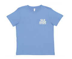 SLO Dude T-Shirt: Carolina Blue