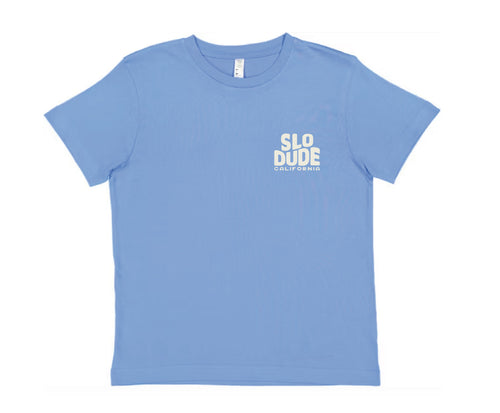 SLO Dude T-Shirt: Carolina Blue