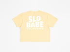 SLO Babe Boxy Womens Shirt: Lemon