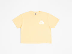 SLO Babe Boxy Womens Shirt: Lemon