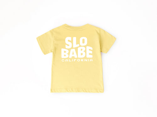 SLO Babe Toddler T-Shirt: Lemon