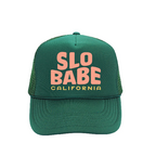 SLO Babe Green Trucker Hat