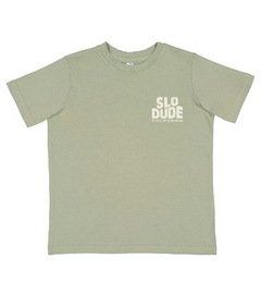 SLO Dude T-Shirt: Sage