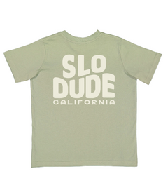 SLO Dude T-Shirt: Sage