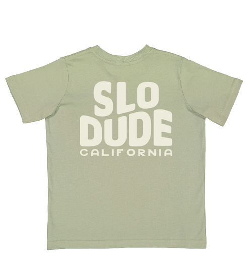 SLO Dude T-Shirt: Sage