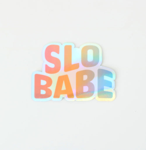 Slo Babe Metallic Sticker